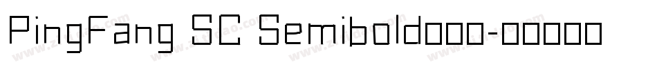 PingFang SC Semibold转换器字体转换